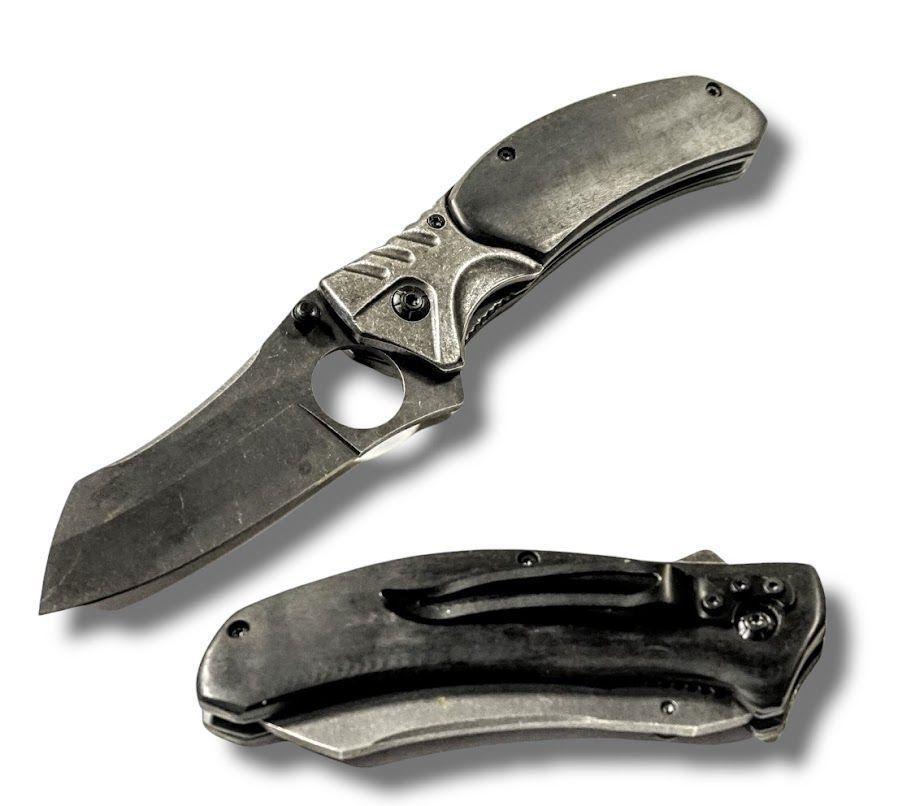 Grey Ash Navaja Asistida Con Grip AL76-1