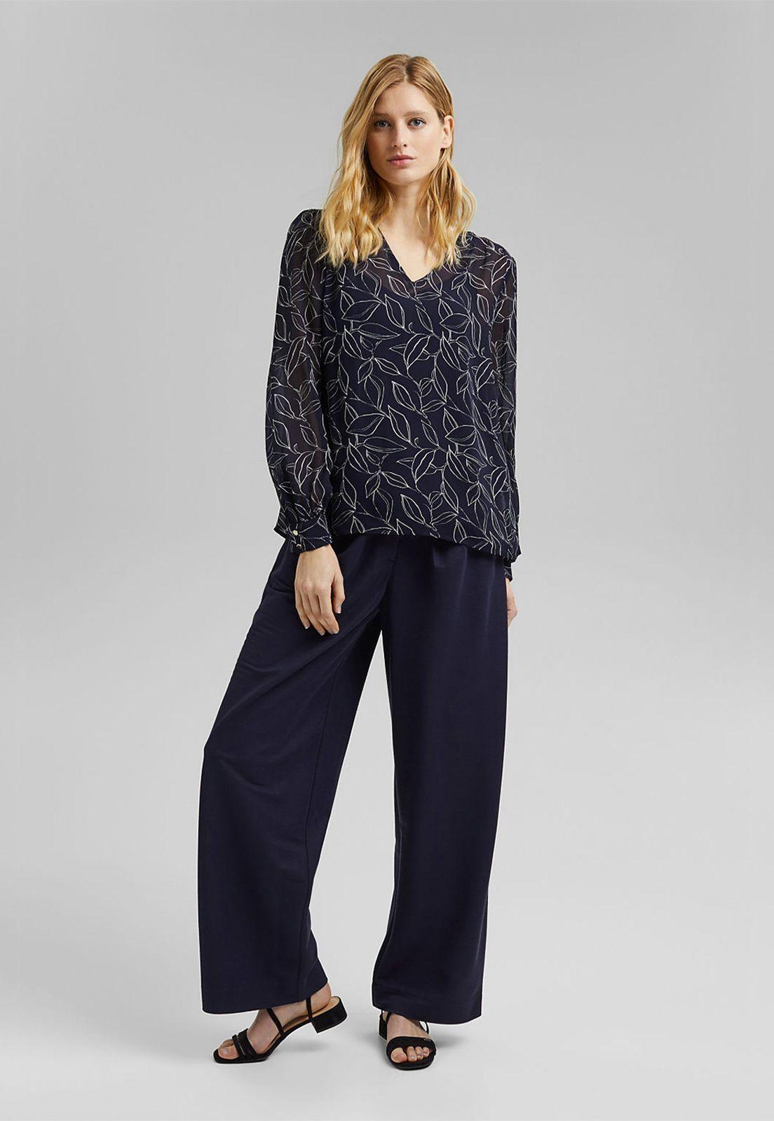 Blusa Estampada Con Top Esprit-2