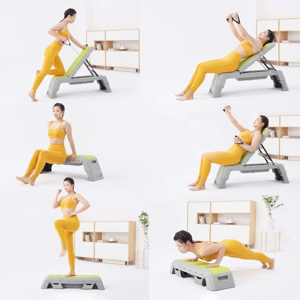 Step aeróbico tabla ajustable Deluxe – Amazon Leikefitness GM5820-5