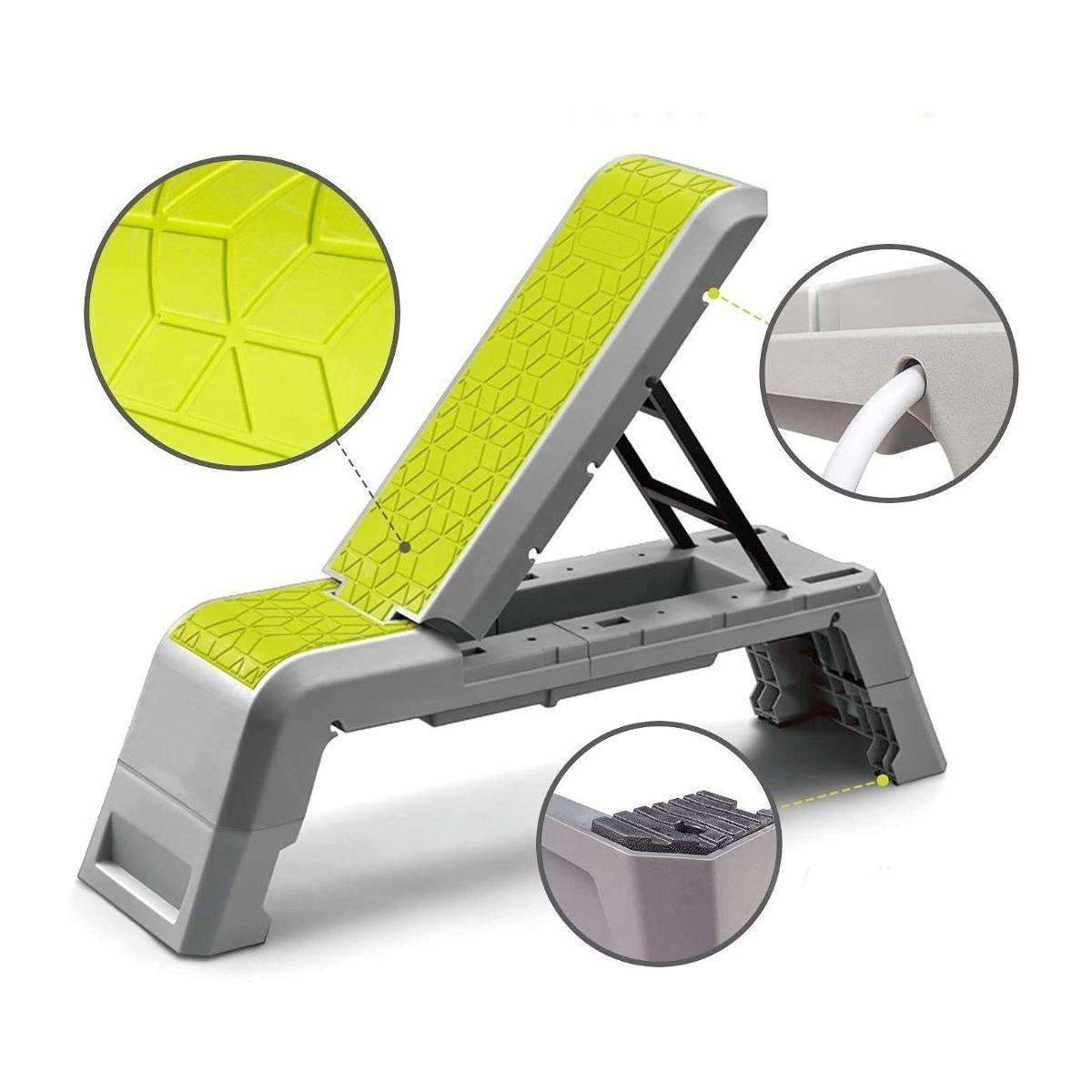 Step aeróbico tabla ajustable Deluxe – Amazon Leikefitness GM5820-4