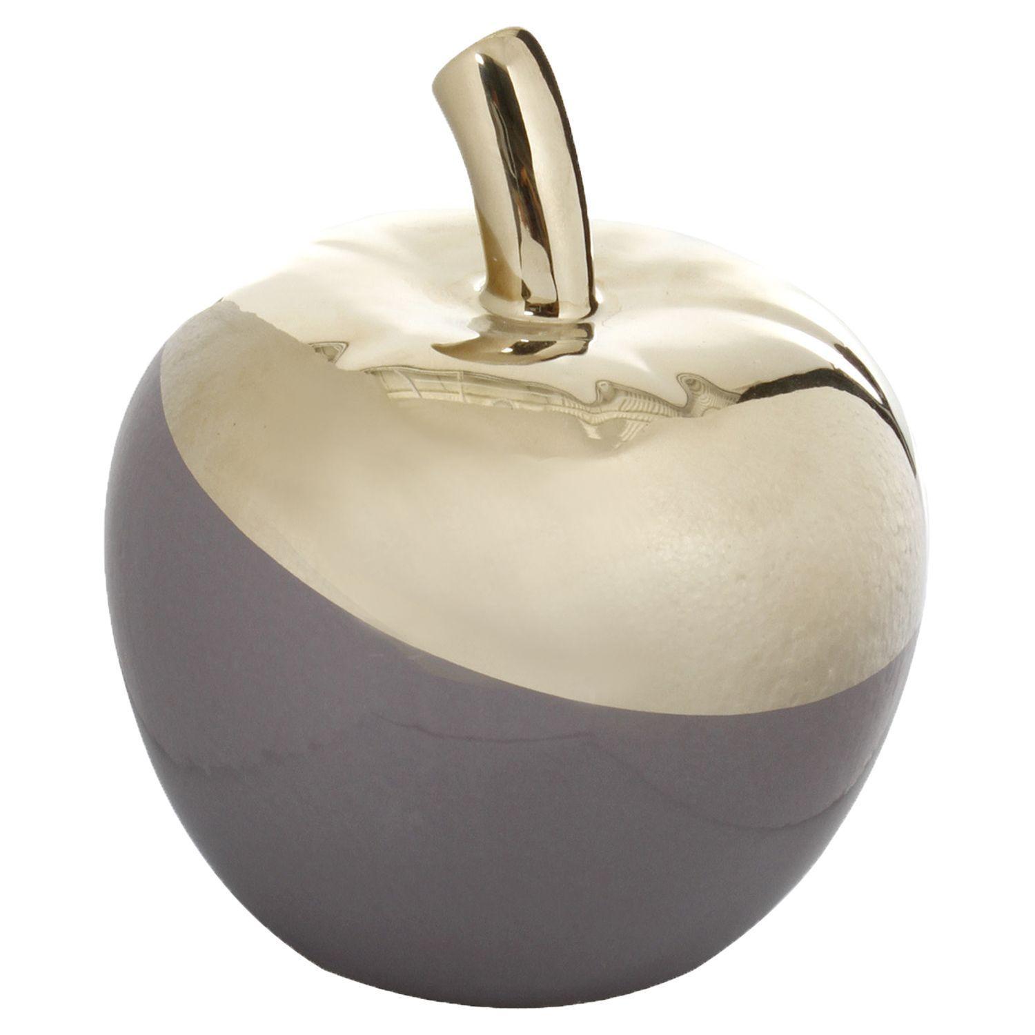 Figura Decorativa Manzana Sol y Luna Gold Mediana-0