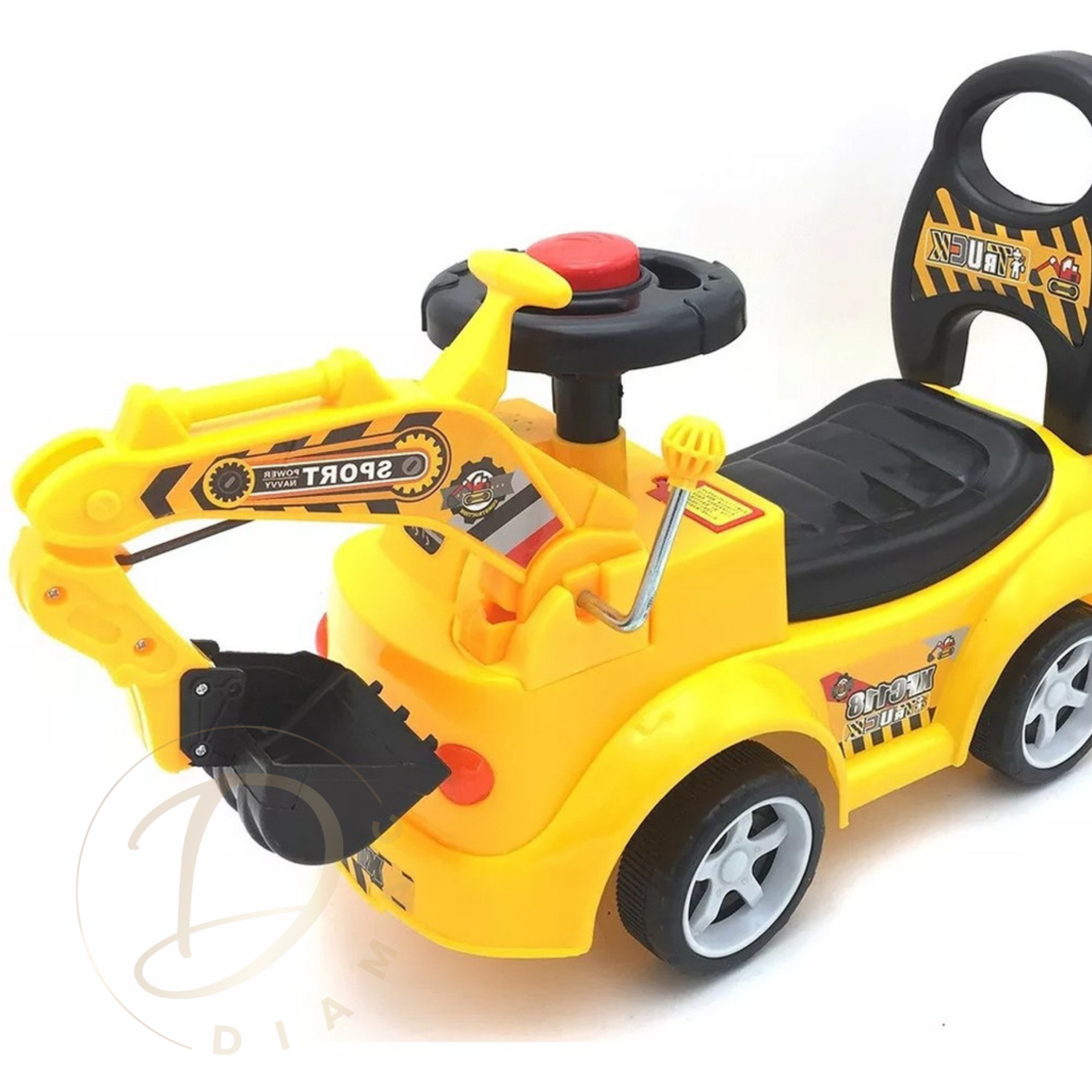 Correpasillos Retroexcavadora Caminador Andador Luces Sonido-1