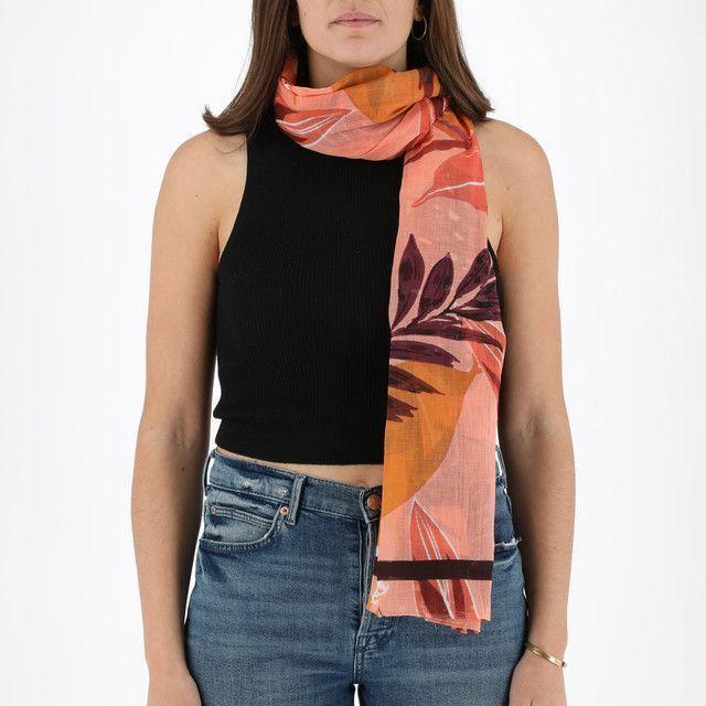 Pañuelo Estampado Coral Leaves iD-1