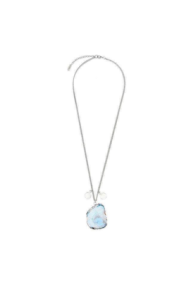 Collar Largo Clouds Plateado Humana-0