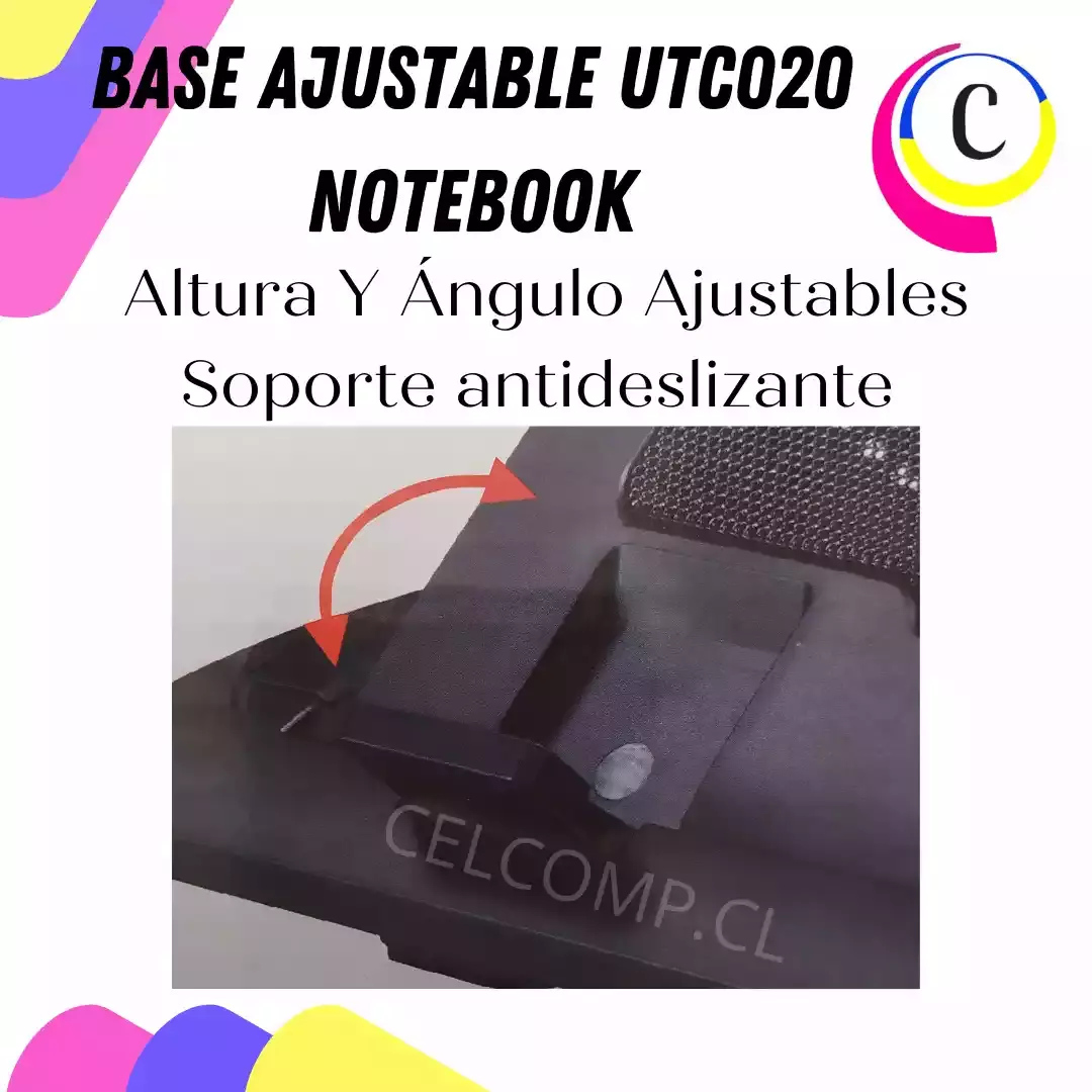Base de Notebook Cooler de 5 Ventiladores-2