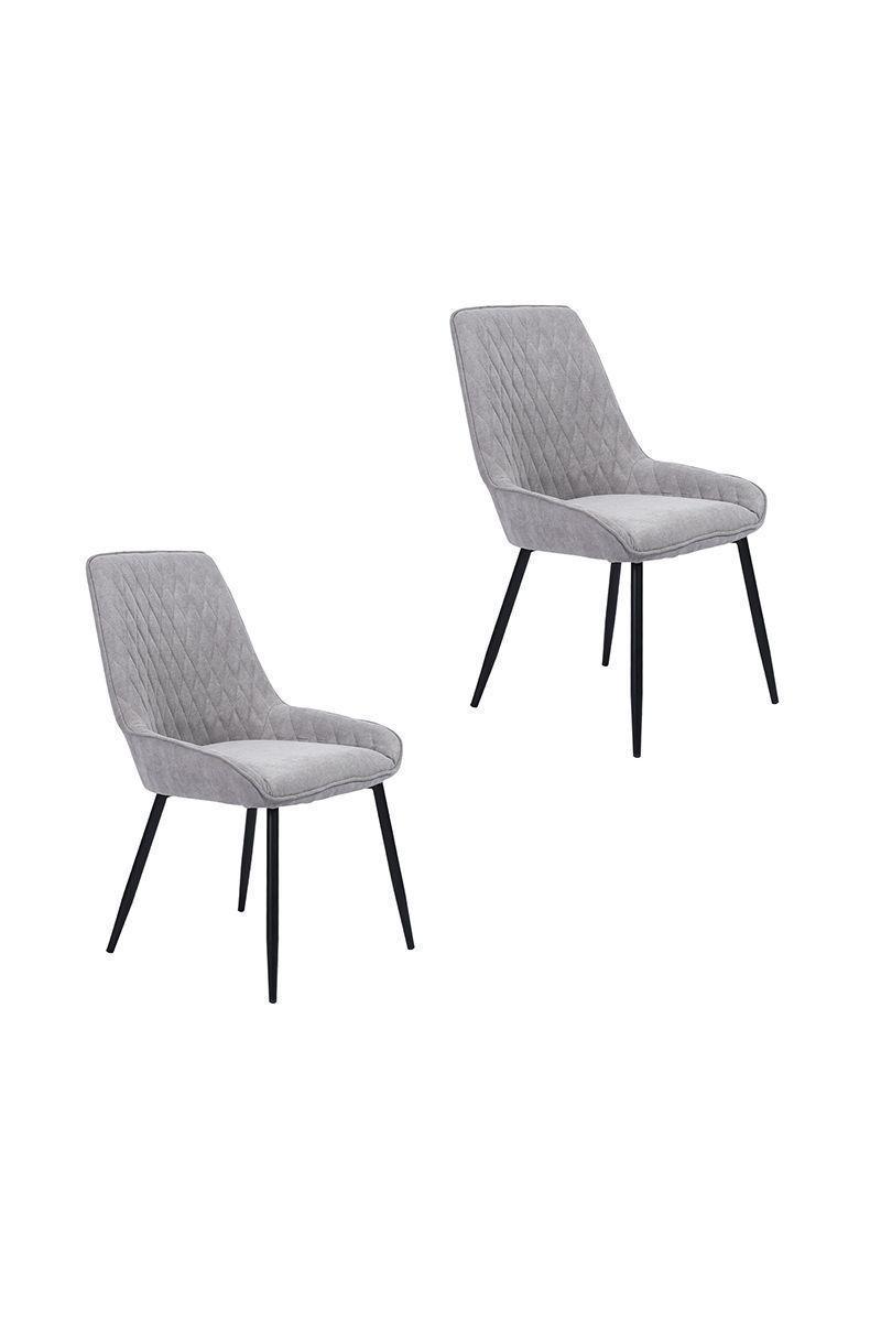 Pack 2 Sillas de Comedor Breton Gris-3