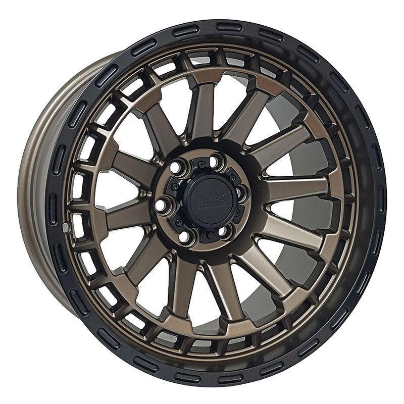 SET 4 LLANTA 16X8 6X139 Rhino ET0 MBRNZ-LMB MAMMOOTH-0