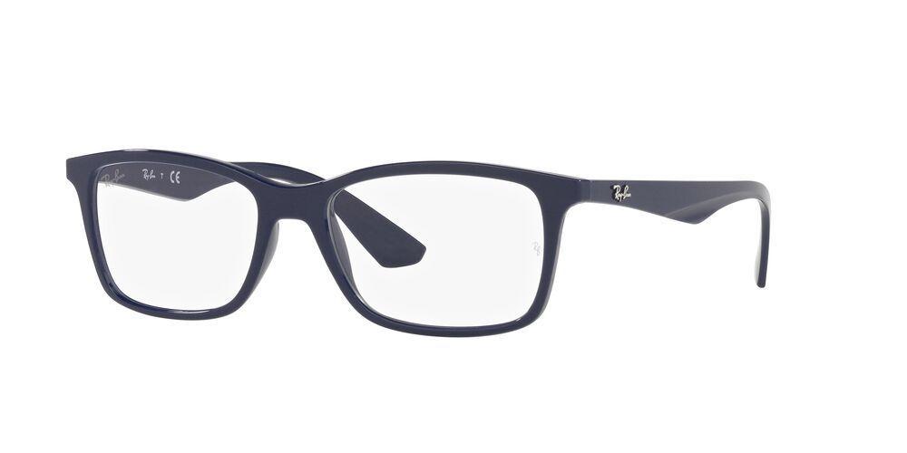 Lentes Ópticos Ray-Ban RX7047  Azul Unisex-1