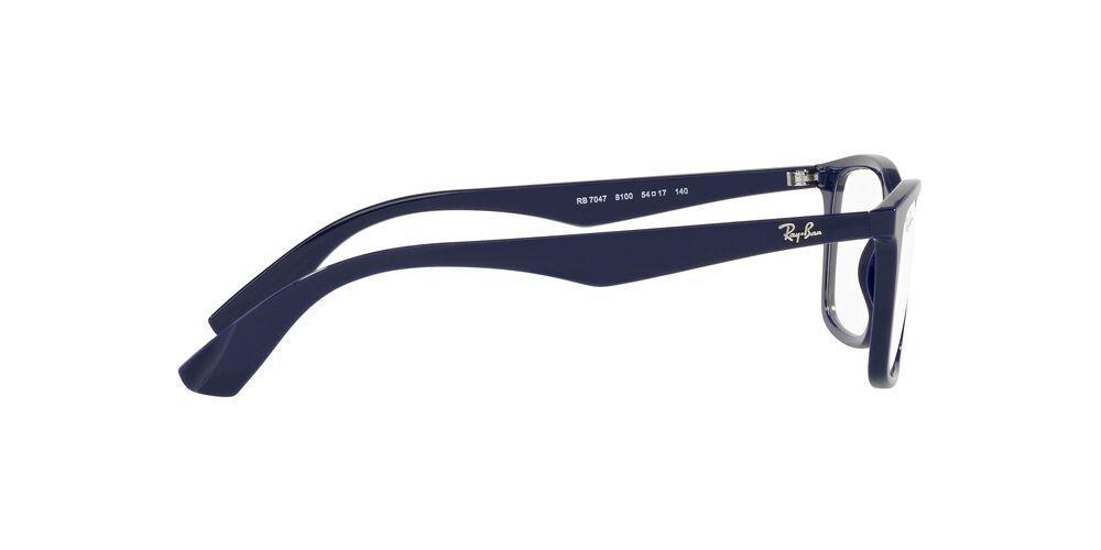 Lentes Ópticos Ray-Ban RX7047  Azul Unisex-3