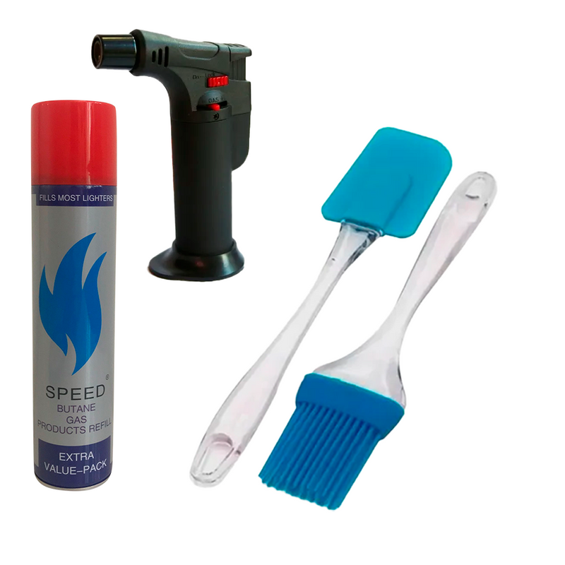 Set Brocha y Mezquino + Soplete + Gas 300 ml-0