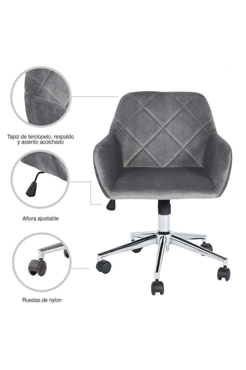 Silla Snell Oficina Escritorio Gris-2