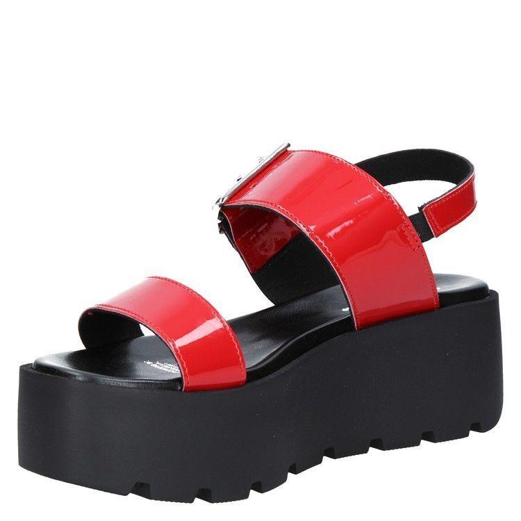 Sandalia Casual Mujer Zappa - W528 Rojo-4