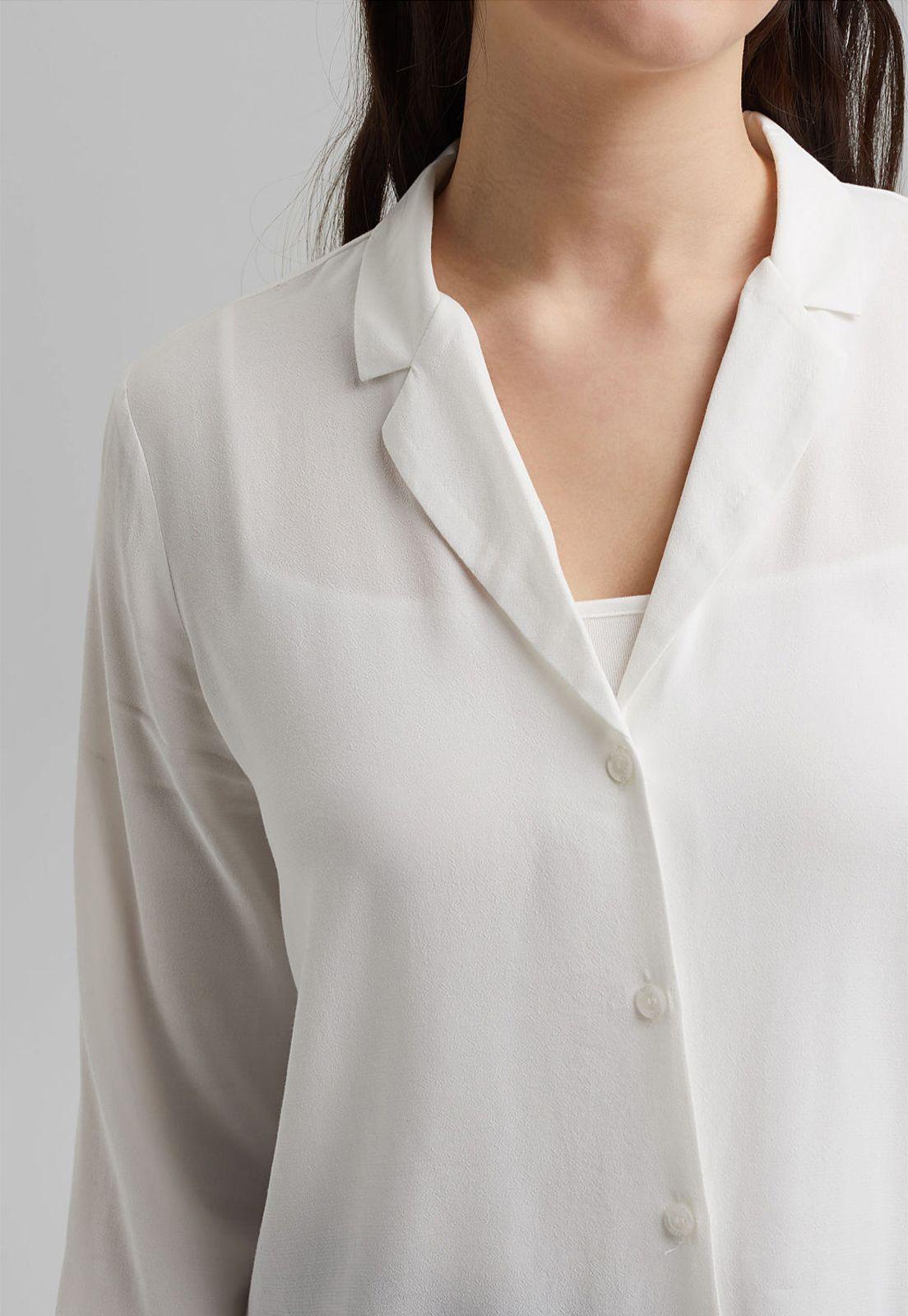 Blusa Mujer Manga Larga Lisa Esprit-2