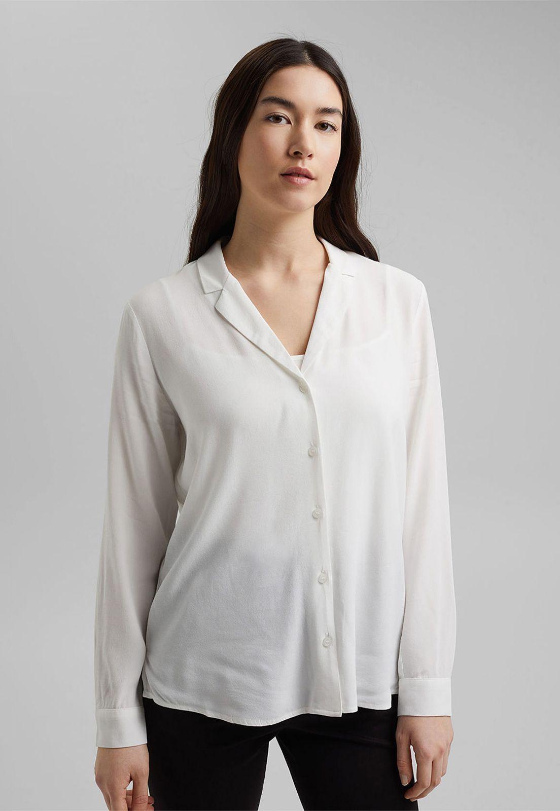 Blusa Mujer Manga Larga Lisa Esprit-0