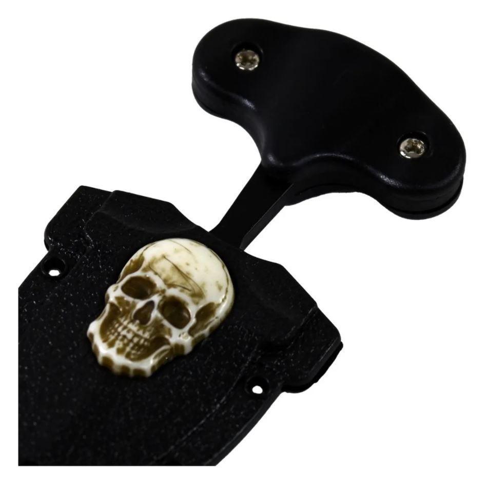 Mini Cuchillo Daga Collar Calavera Tactico Defensa Personal AE58-3