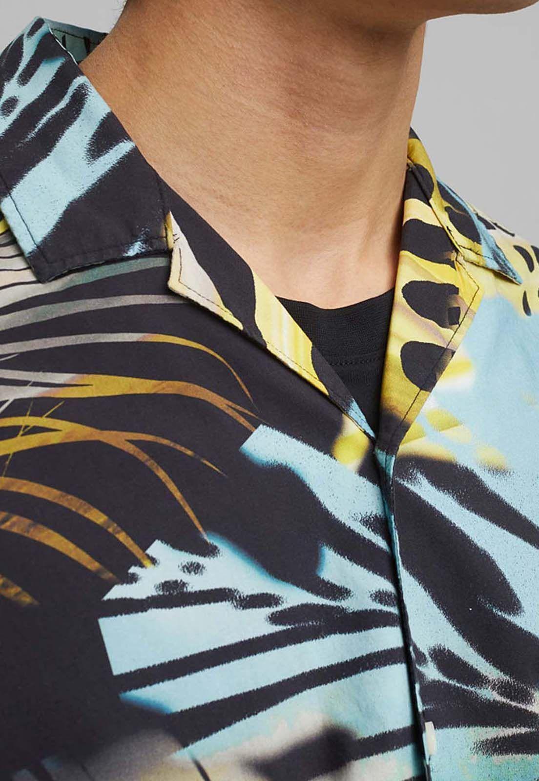 Camisa Hawaiana Manga Corta Estampada Esprit-2