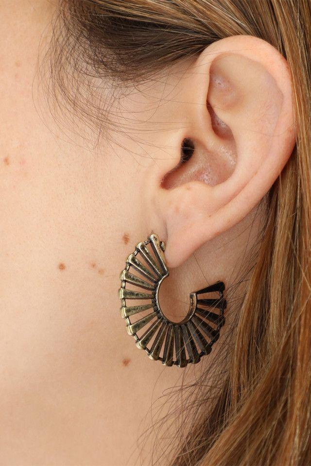 Argollas Flechas Dorado Humana-1