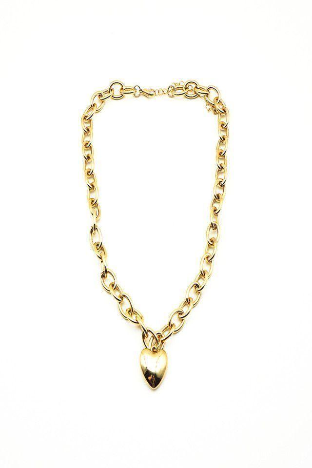 Collar Corazón Dorado i-D-0