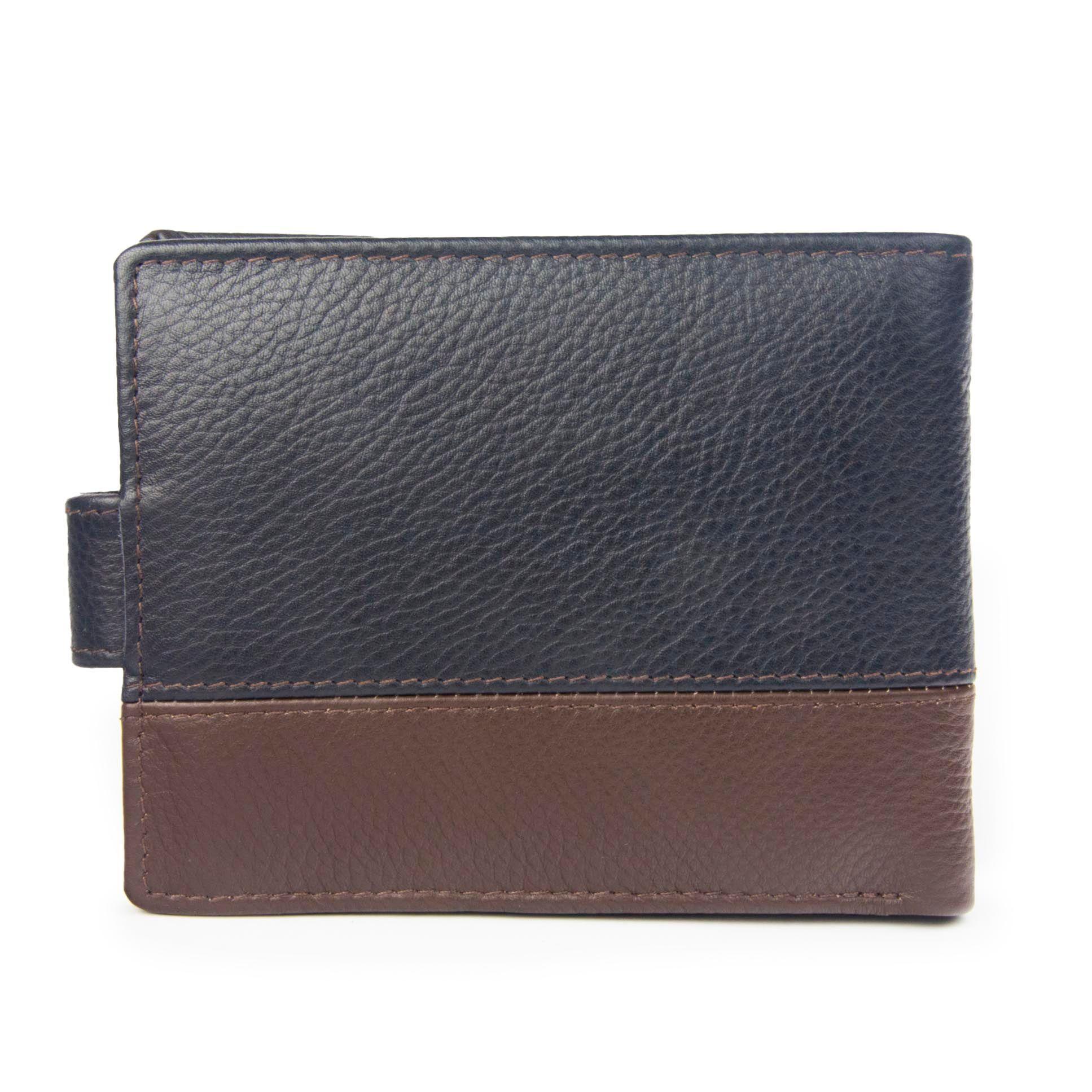 Billetera de hombre Capri 985 Azul/Marrón Gino Rodinis-5