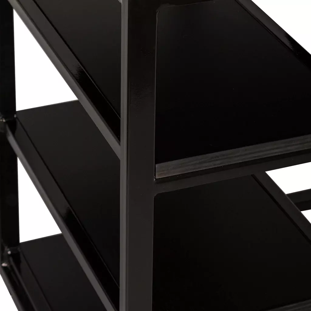 Escritorio Con Repisa Black Negro-4