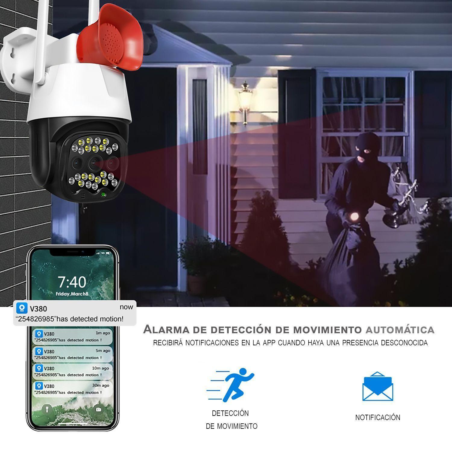 Cámara Seguridad Exterior IP WIFI Full HD Robótica Domo IP1150-3