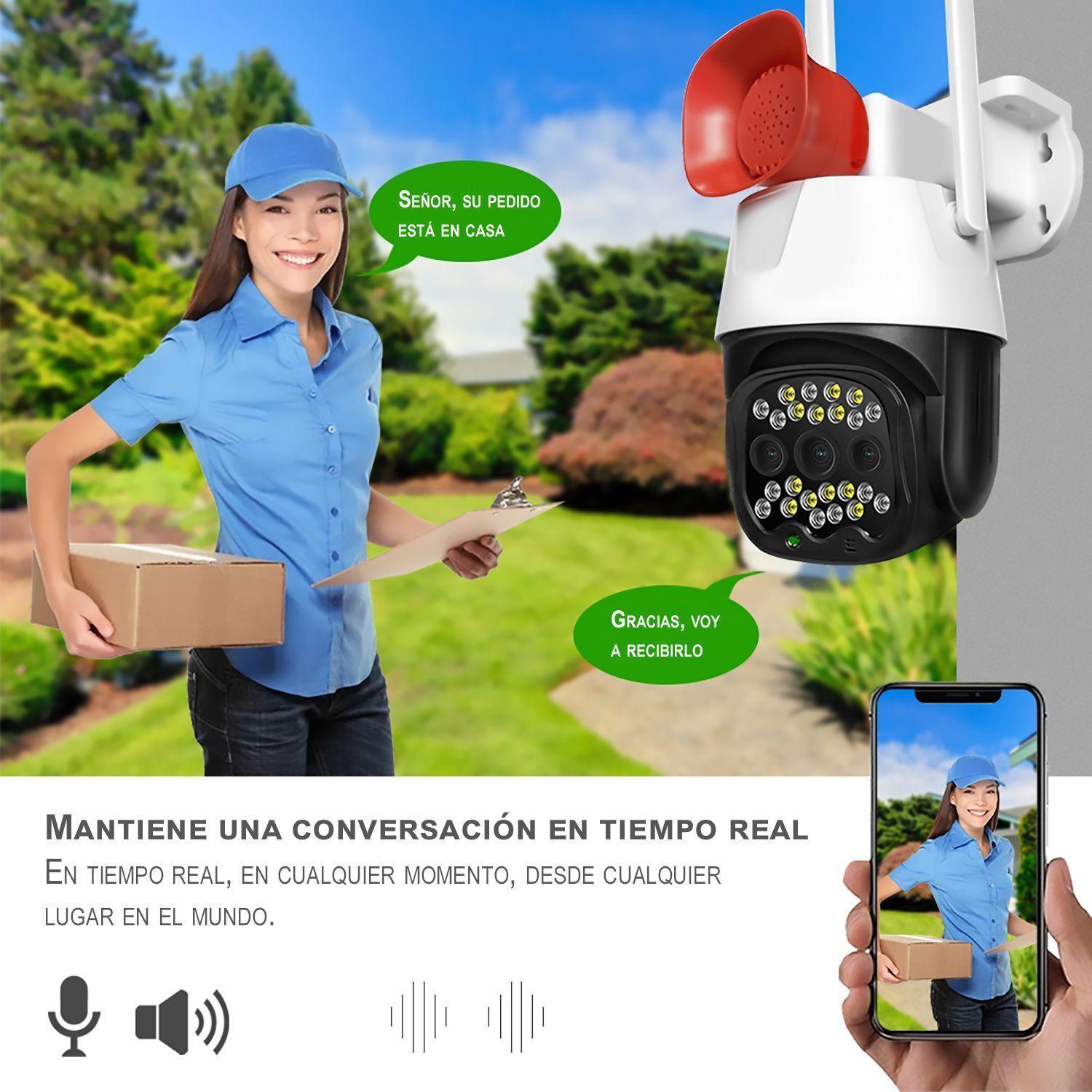 Cámara Seguridad Exterior IP WIFI Full HD Robótica Domo IP1150-2