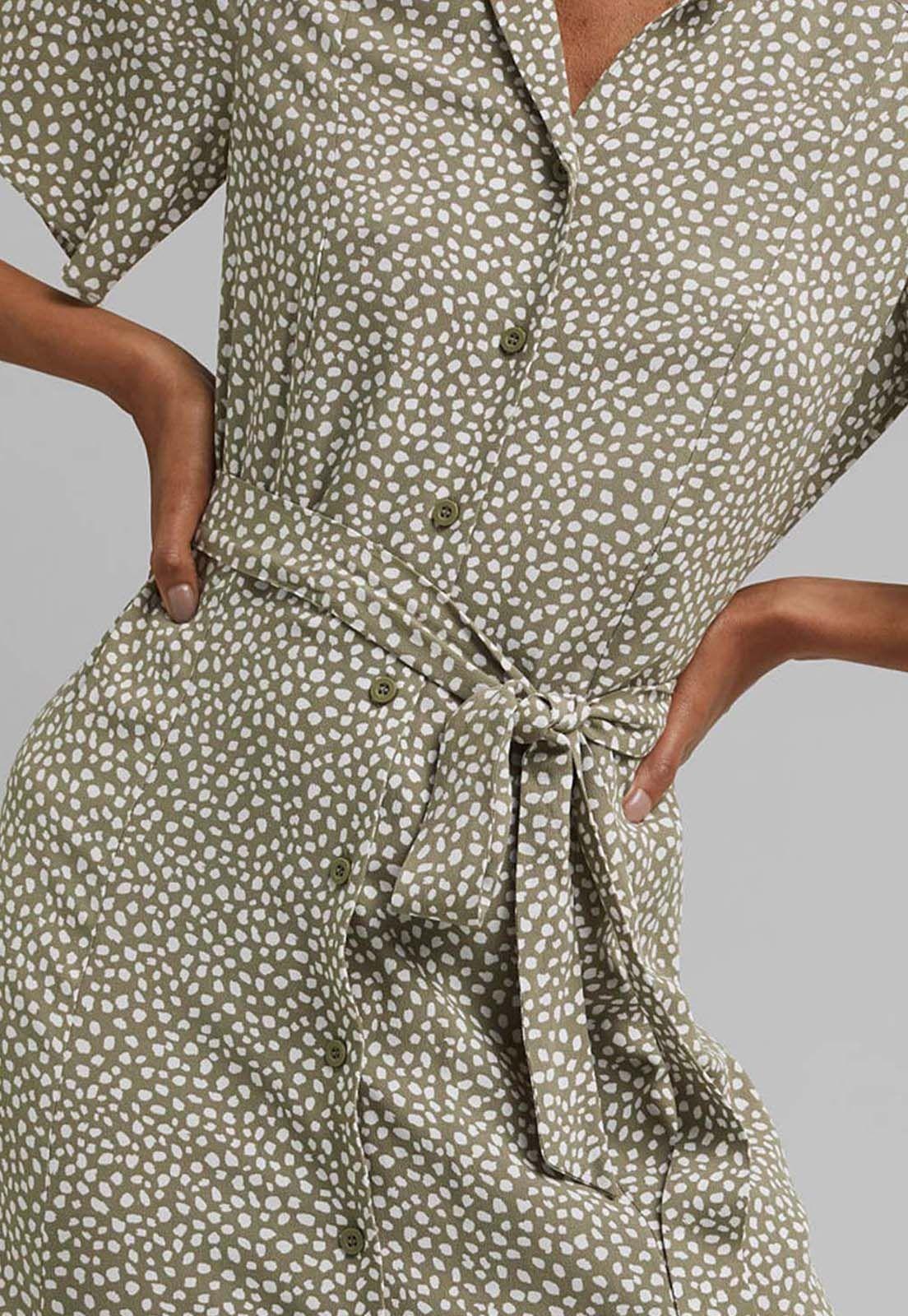 Vestido Camisero Con Cinturón, Lenzing™ Ecovero™ Esprit-2