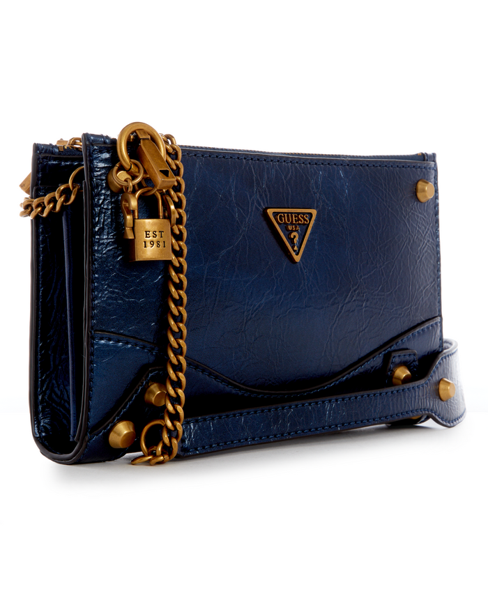 Cartera Guess Amantea Top Zip Crossbody Mid Azul-1
