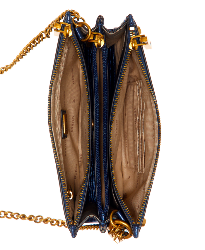 Cartera Guess Amantea Top Zip Crossbody Mid Azul-3