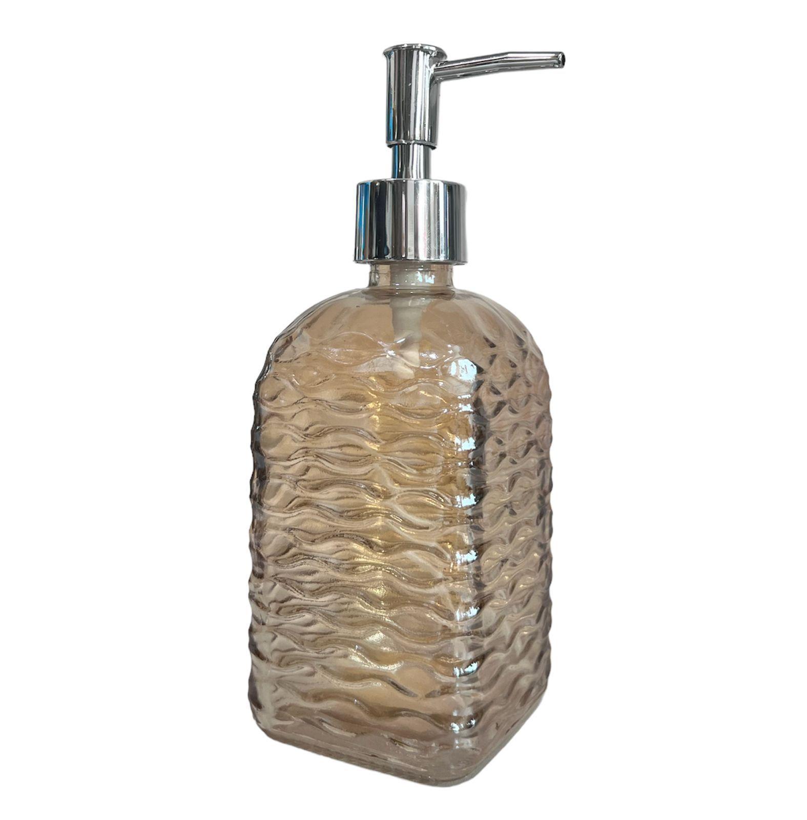 Dispensador Jabón Alcohol Gel 400ml Vidrio Decorativo RD-0