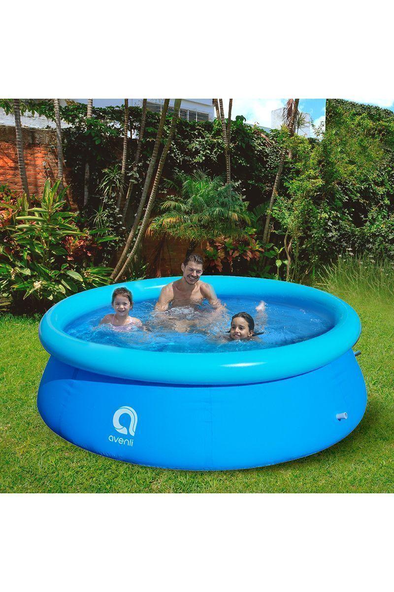Piscina Inflable 6654 Litros 90x360x360 cm Celeste-5