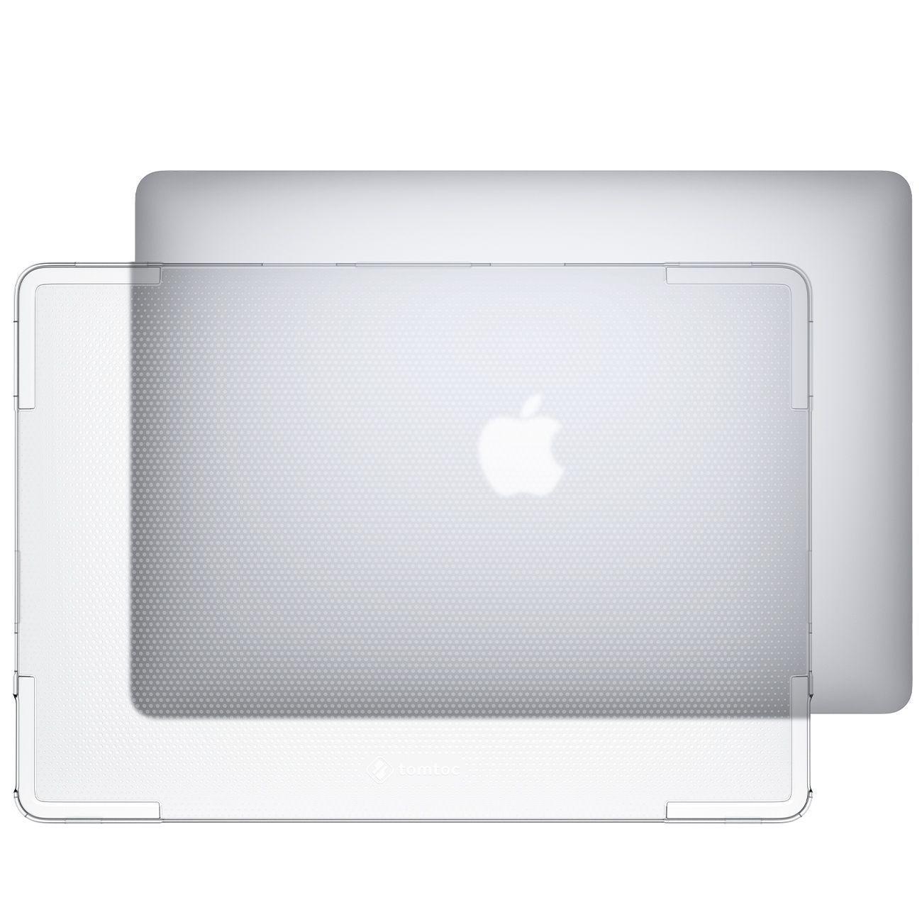 Tomtoc - Carcasa Rígida para MacBook Air 13 pulgadas | Transparente-0