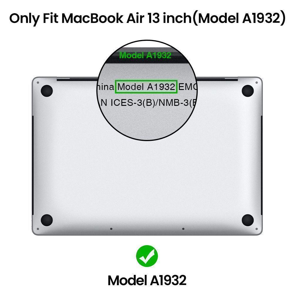 Tomtoc - Carcasa Rígida para MacBook Air 13 pulgadas | Transparente-2
