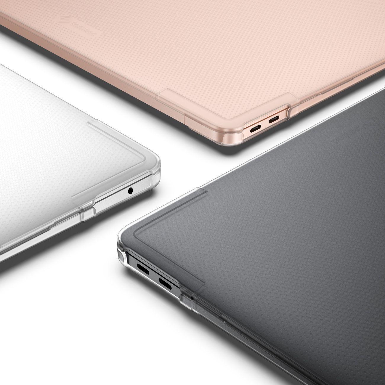 Tomtoc - Carcasa Rígida para MacBook Air 13 pulgadas | Transparente-3