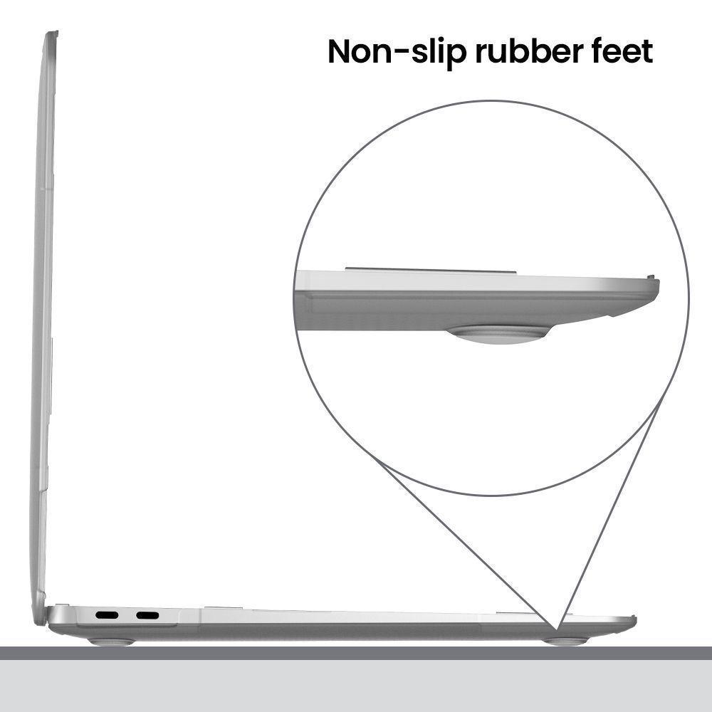 Tomtoc - Carcasa Rígida para MacBook Air 13 pulgadas | Transparente-5