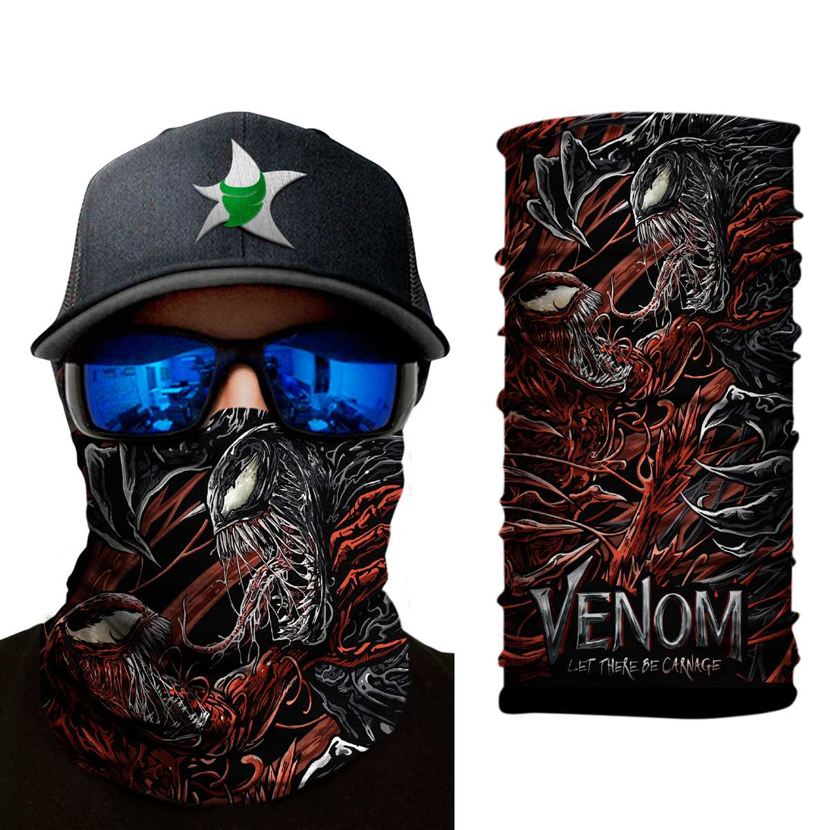Bandana, Fugaz Store, Negro, Carnage-2