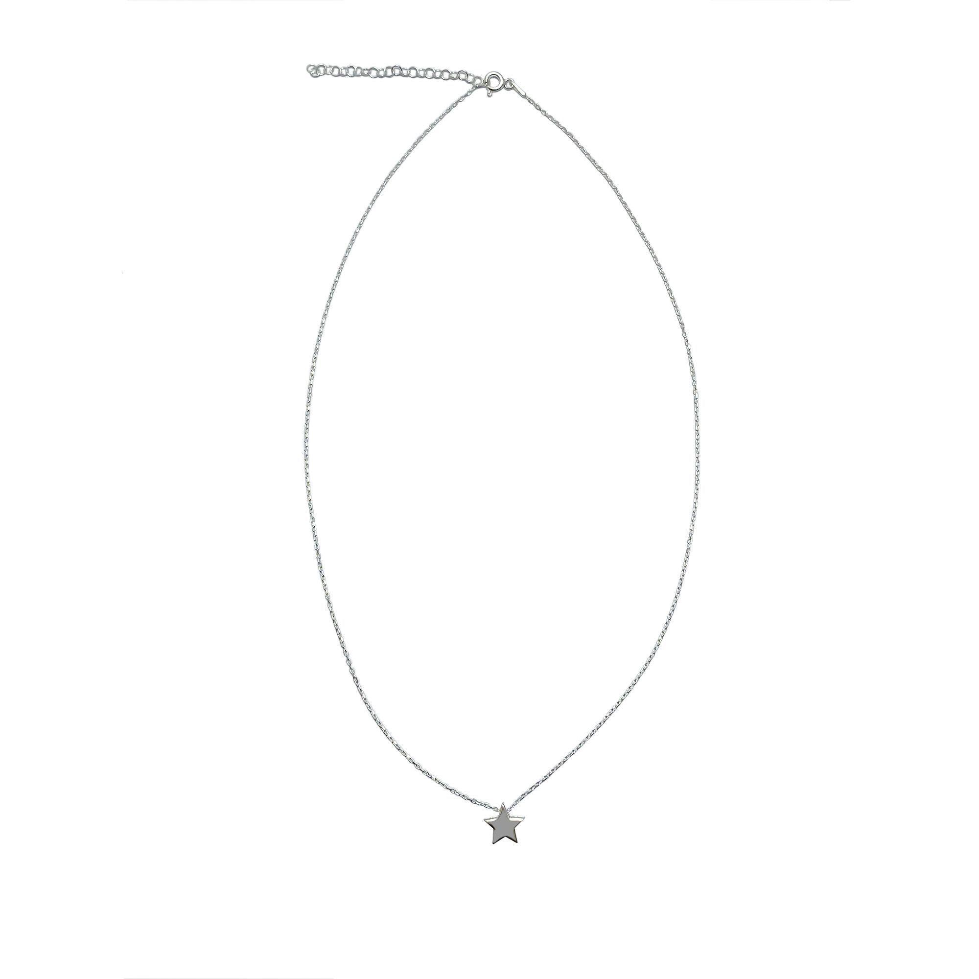 Collar Estrella Plata Fina 925-2