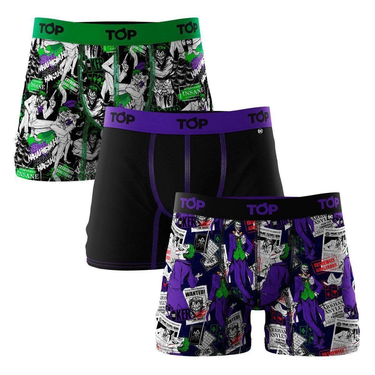 Bóxer Medio Algodón JOKER Pack 3 C9 Top-0