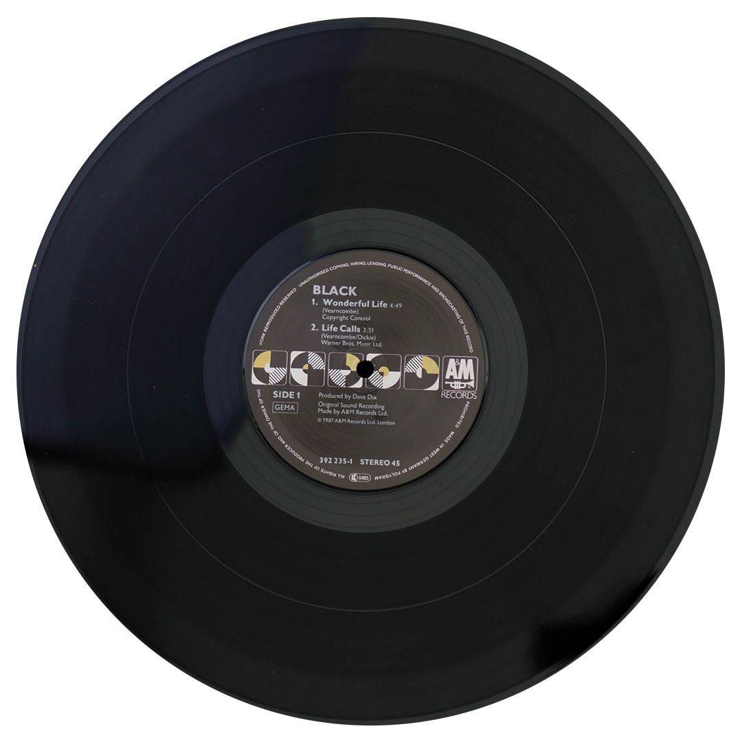 BLACK  - WONDERFULL LIFE 12" MAXI SINGLE VINILO USADO-2