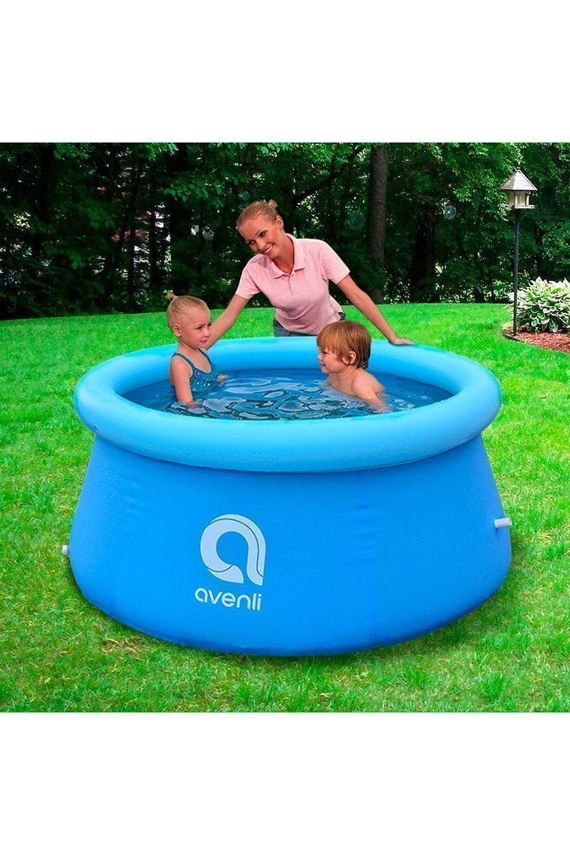 Piscina Inflable Redonda 1137Lts 73cmx180cm Celeste-1