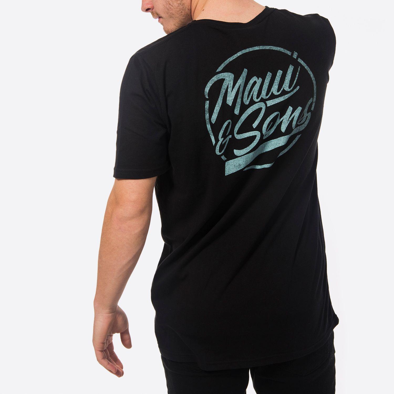 Polera M/C Hombre Negro Maui and Sons 5P282-MV19-1