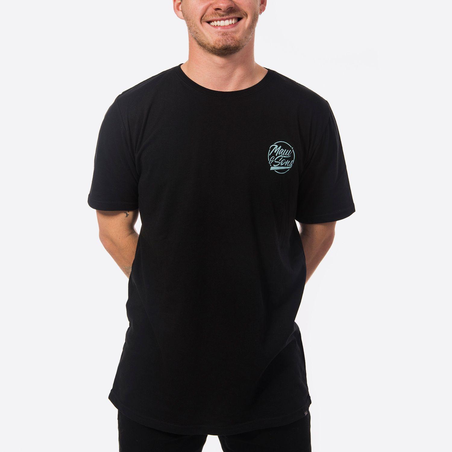 Polera M/C Hombre Negro Maui and Sons 5P282-MV19-0