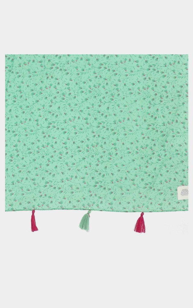 Pañuelo Estampado Green verde  Humana-1
