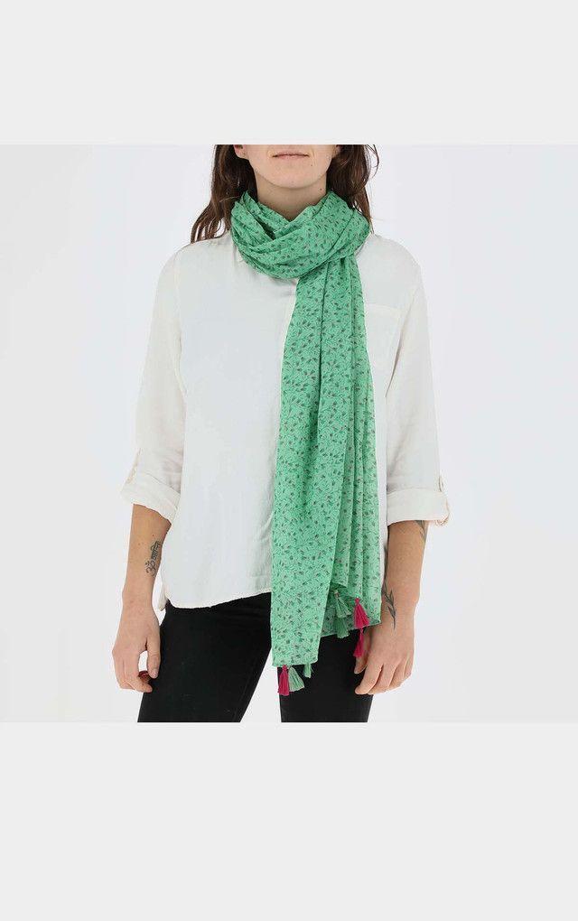 Pañuelo Estampado Green verde  Humana-2