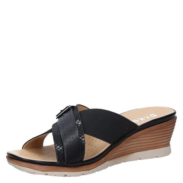 Sandalia Casual Mujer Dakota - B672 Negro-4