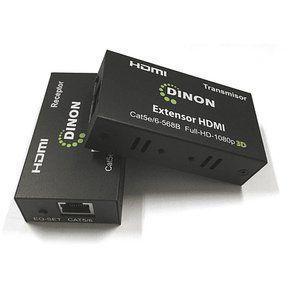 Extensor hdmi sobre utp single hasta 50m. 1080p 3d cat.5ecat.6 (REACONDICIONADO)-0