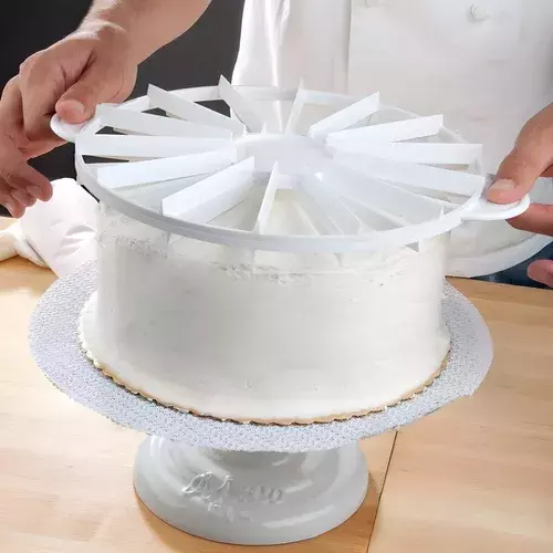 Cortador Pastel Porcionador Cortador Torta Cortador Queque BLANC- 142100-4