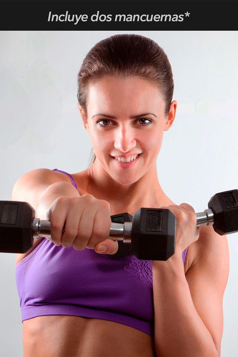 Mancuerna Hexagonal 2,5 Kg Negro-1