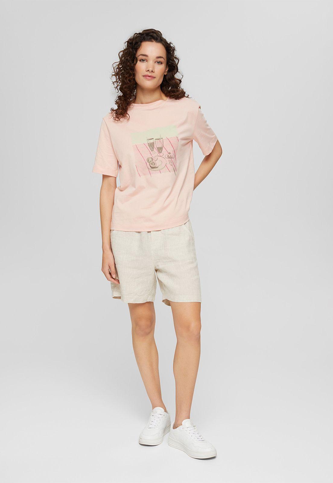 Polera Con Estampado Esprit-0