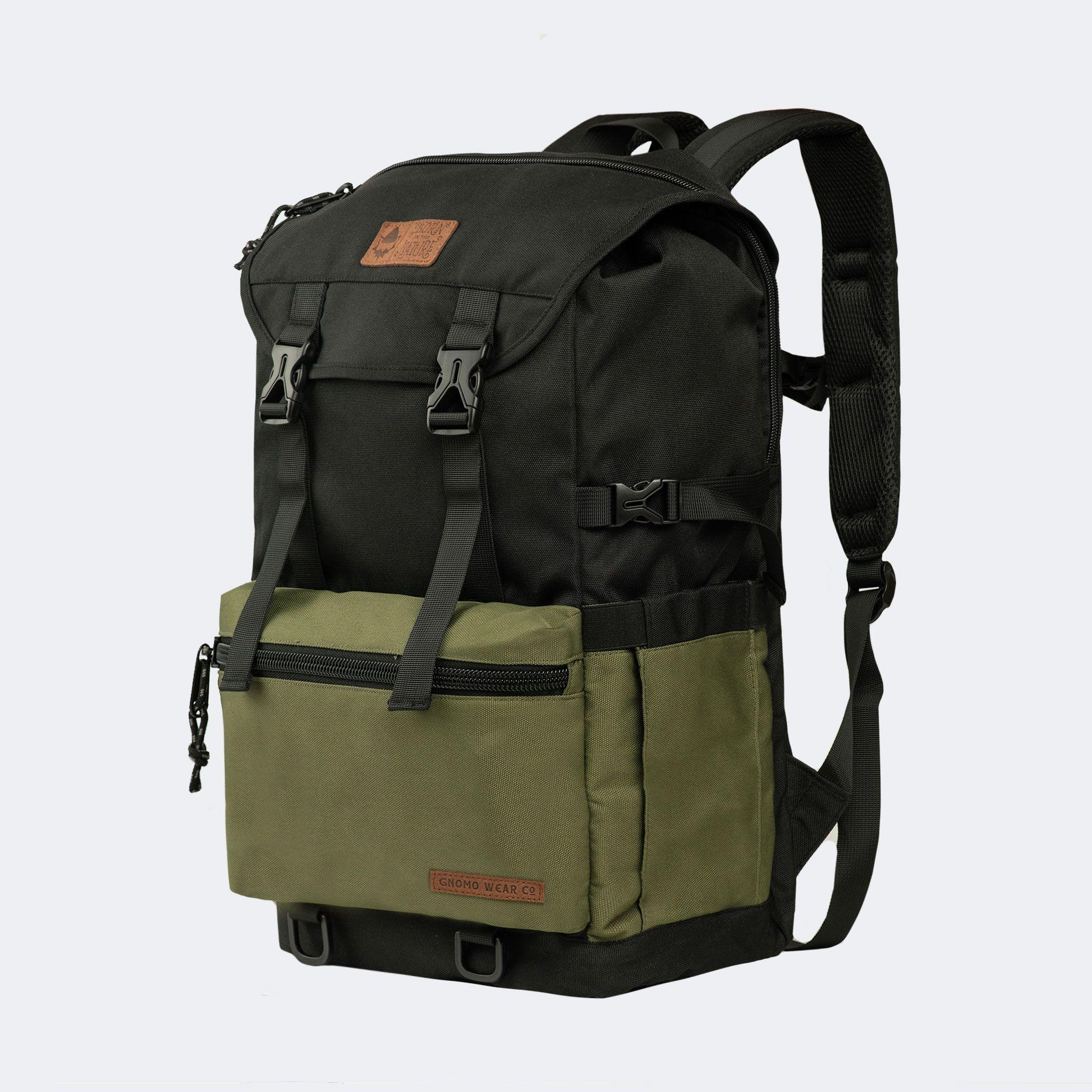 Mochila Nylon Hakon 35L Black Gnomo-1